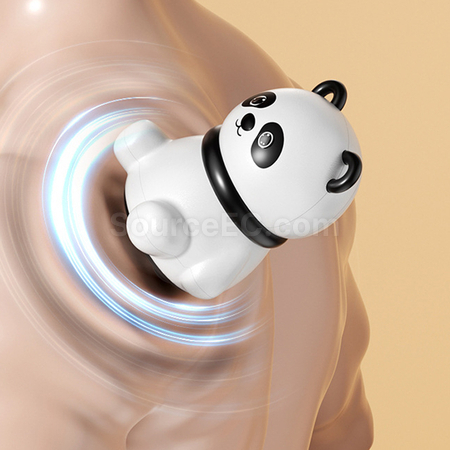 礼品订购熊猫按摩器 广告