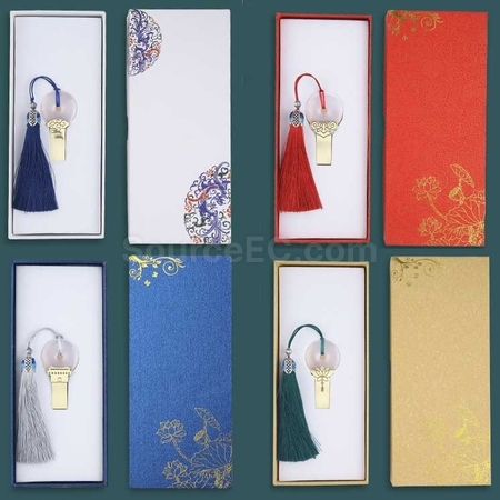 礼品订购古典中国风创意玉石U盘广告