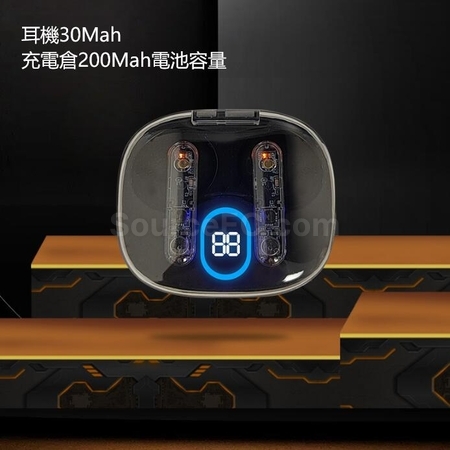 礼品订购机甲透明风无线蓝牙音箱套装广告