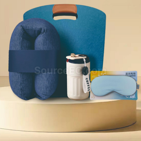 U型枕+毛毡包+咖啡杯450ML套装