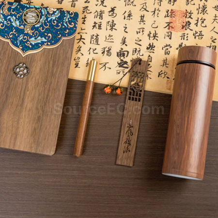 礼品订购笔记本+书签+签字笔+保温杯套装广告