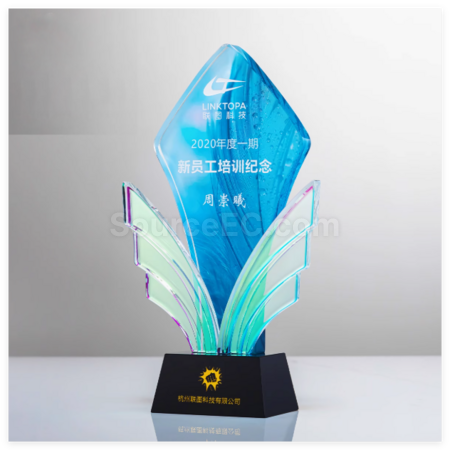 礼品订购创意水晶奖座广告