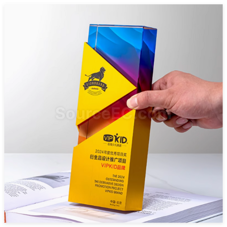 礼品订购创意金属水晶奖座广告