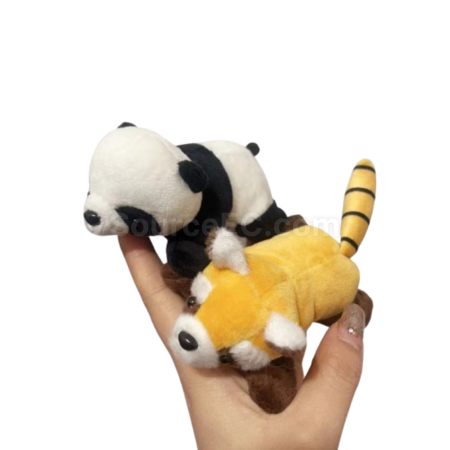 礼品订购毛绒熊猫冰箱贴广告