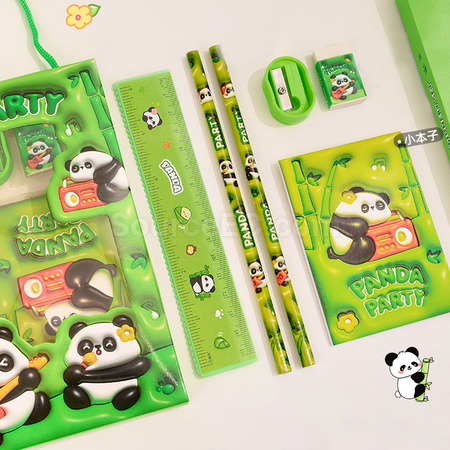 礼品订购六合一卡通文具套装广告