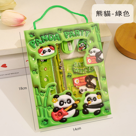 礼品订购六合一卡通文具套装广告