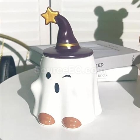 礼品订购幽灵马克杯广告