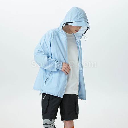 礼品订购情侣轻薄防晒衣广告