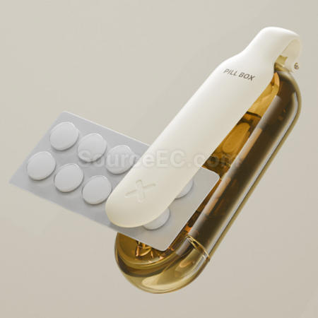 礼品订购便携药盒广告