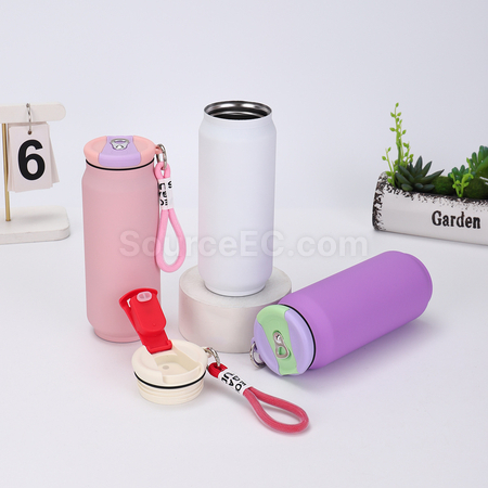 礼品订购双开口易拉罐保温杯广告