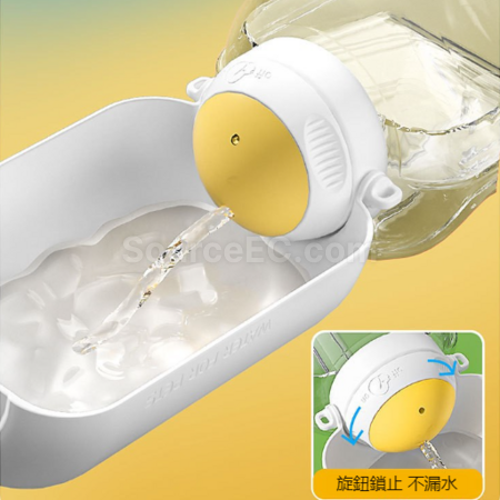 礼品订购宠物大容量外出水壶广告
