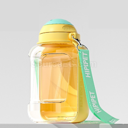 礼品订购宠物大容量外出水壶广告
