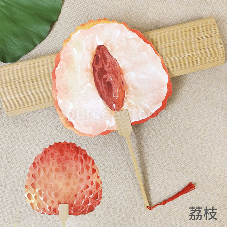 礼品订购夏季爆款热卖水果扇广告