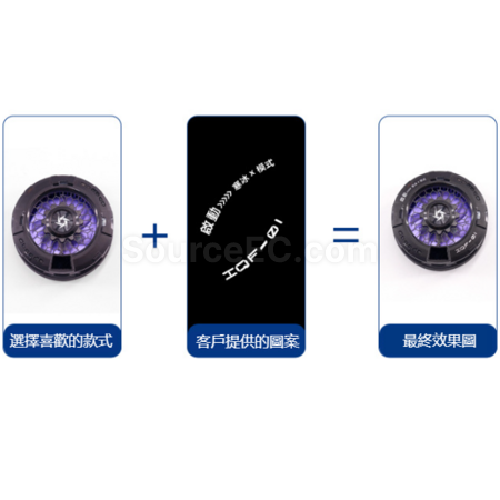礼品订购半导体制冷数显磁吸散热器广告