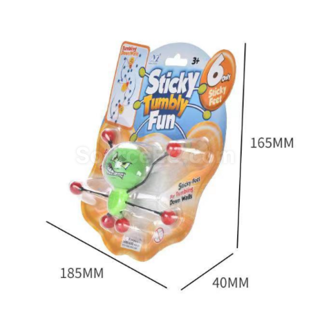 礼品订购解压爬墙人玩具广告