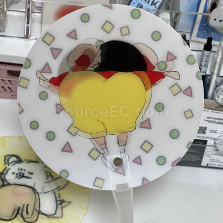 礼品订购摇手光栅变化扇子广告