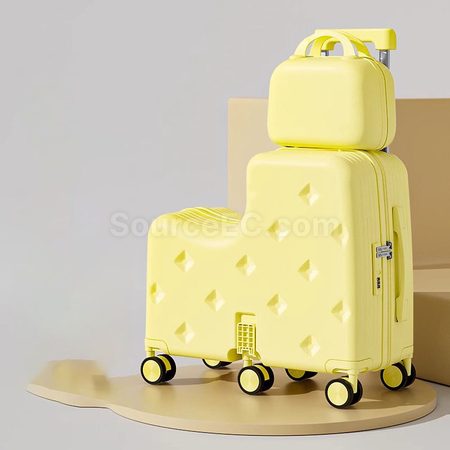 礼品订购可登机子母行李箱广告