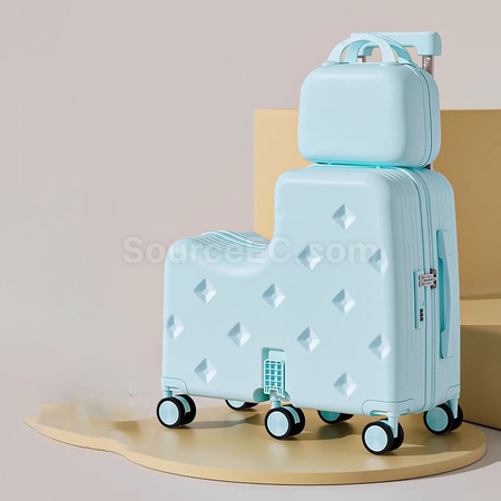 礼品订购可登机子母行李箱广告