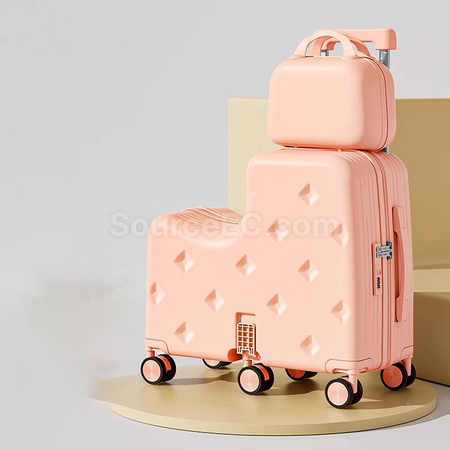 礼品订购可登机子母行李箱广告