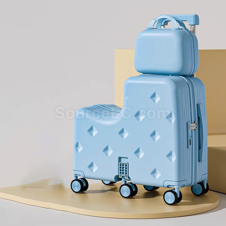 礼品订购可登机子母行李箱广告