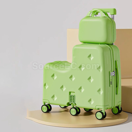 礼品订购可登机子母行李箱广告
