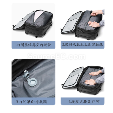 礼品订购扩容干湿分离防盗电脑双肩包广告