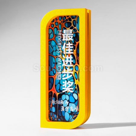 礼品订购水晶獎座广告
