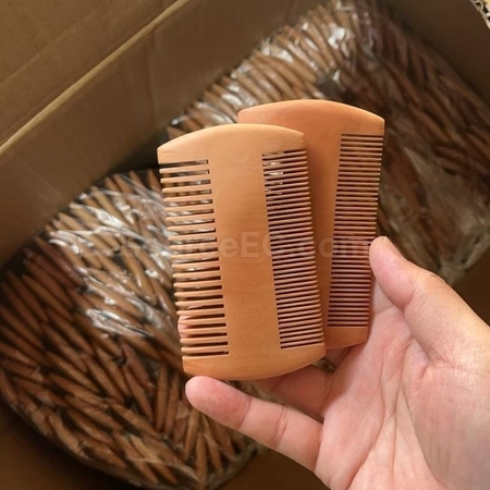 礼品订购双面齿木梳广告