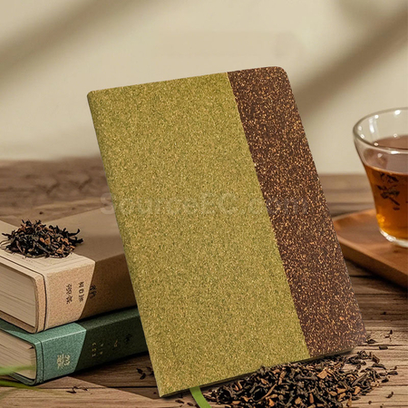 礼品订购茶叶渣笔记本广告