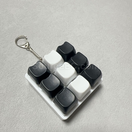 礼品订购指尖减压按键玩具钥匙扣广告
