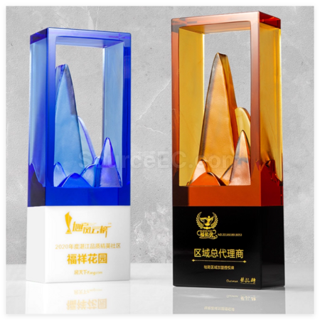 琉璃水晶奖座