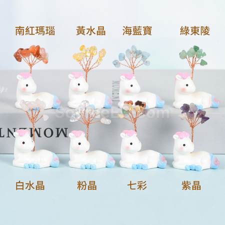 礼品订购十二生肖底座水晶树广告