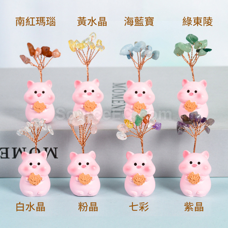 礼品订购十二生肖底座水晶树广告