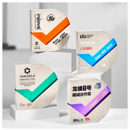 大理石水晶奖座
