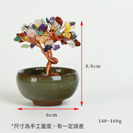 礼品订购盆景水晶树广告