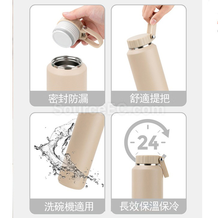 礼品订购高颜值易拉造型大容量提手运动水壶广告