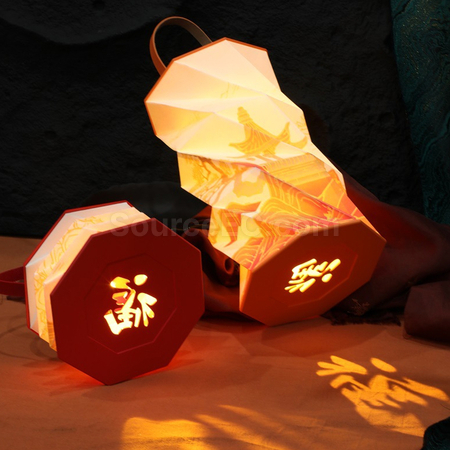礼品订购创意投影灯笼广告