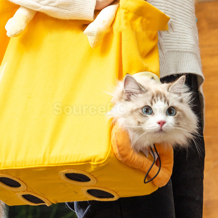 礼品订购四脚探地寵物包手提单肩猫包广告