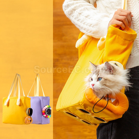 礼品订购四脚探地寵物包手提单肩猫包广告