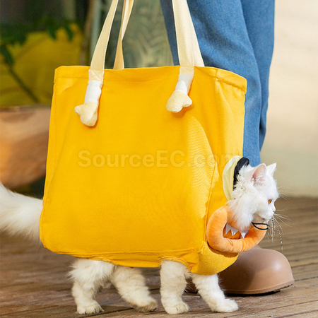 礼品订购四脚探地寵物包手提单肩猫包广告