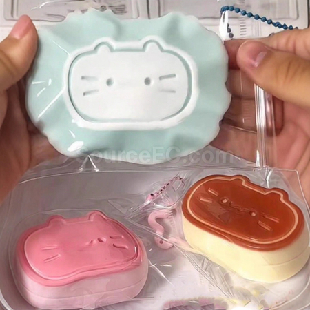 礼品订购小猫减压捏捏乐广告