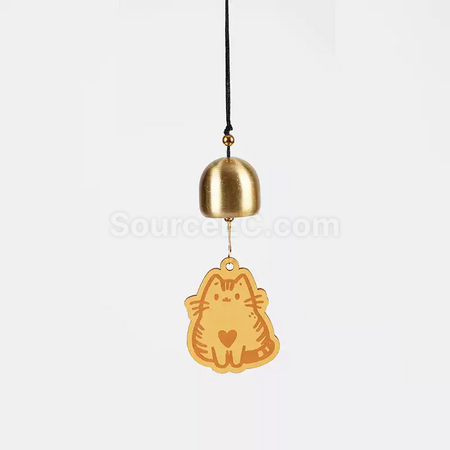 礼品订购铜质风铃牛皮挂饰广告