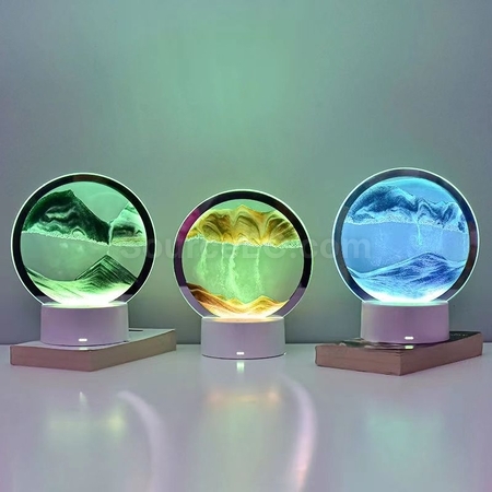 3D流沙画小夜灯