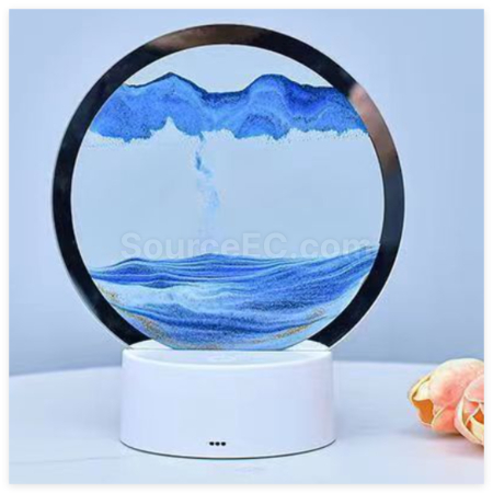 礼品订购3D流沙画小夜灯广告