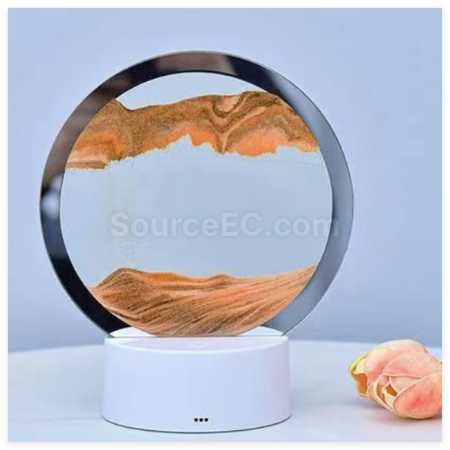 礼品订购3D流沙画小夜灯广告