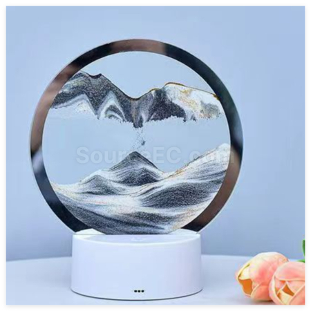 礼品订购3D流沙画小夜灯广告