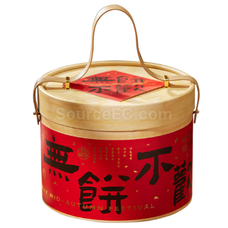 礼品订购手提抱抱桶礼盒广告