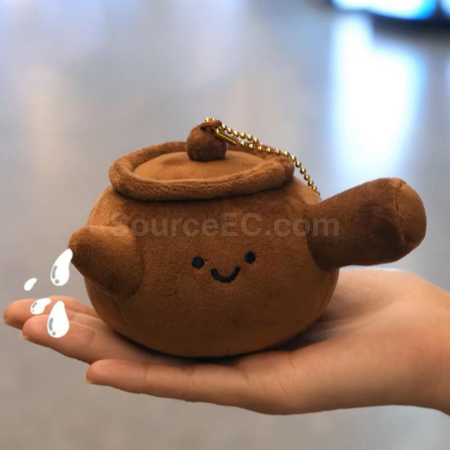 礼品订购煲治百病茶壶公仔钥匙扣广告