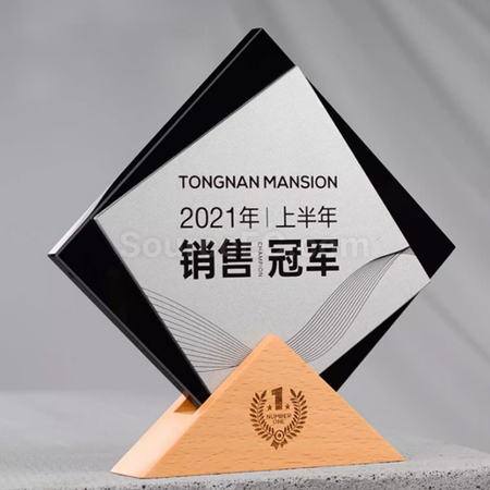 礼品订购水晶奖座广告