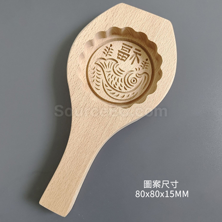 礼品订购木质月饼模具广告